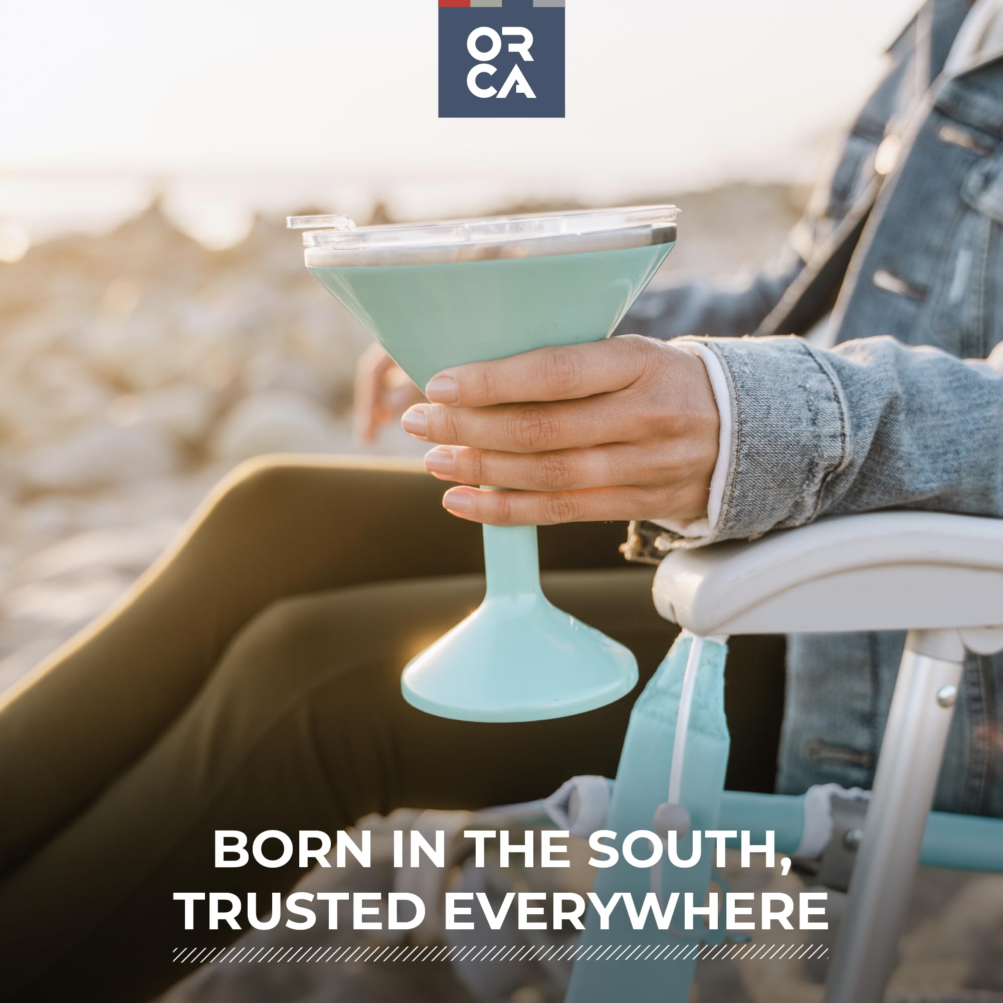 ORCA Tini portable cocktail glass for travel and trips
