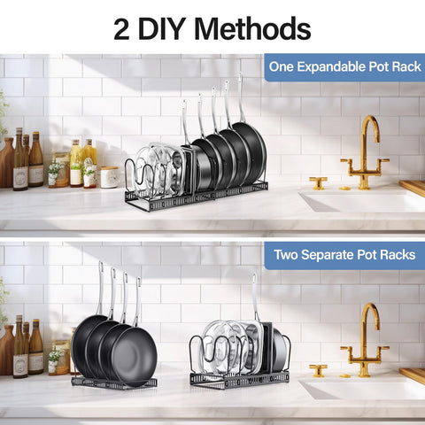 ORDORA 2-in-1 storage solution adaptable for cabinets or countertops