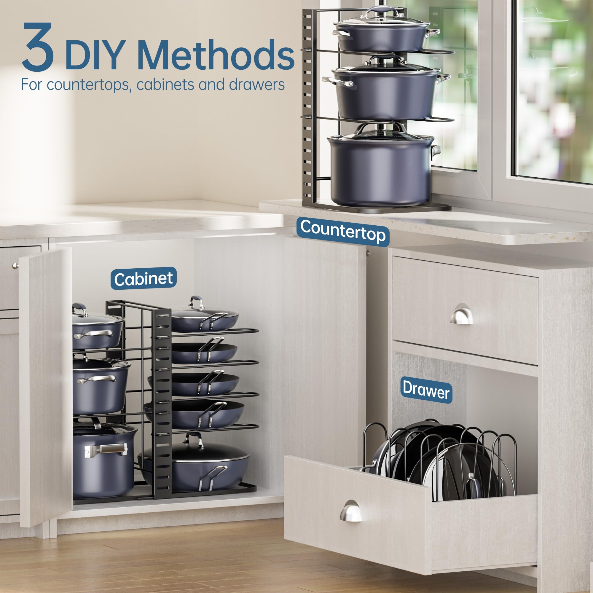 ORDORA compact 14.55-inch height enables space-saving under-cabinet use