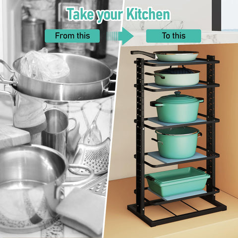 ORDORA space saving design helps turn clutter into neat storage.