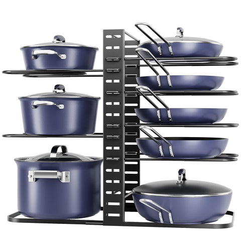 ORDORA under-cabinet organizer with accessible pots for quick cooking