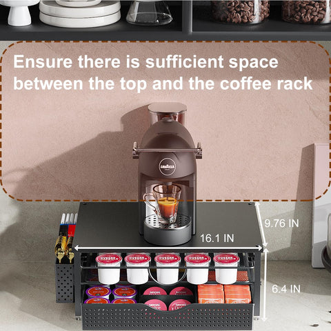 ORDROLL K Cup Holder compact footprint fits small spaces.