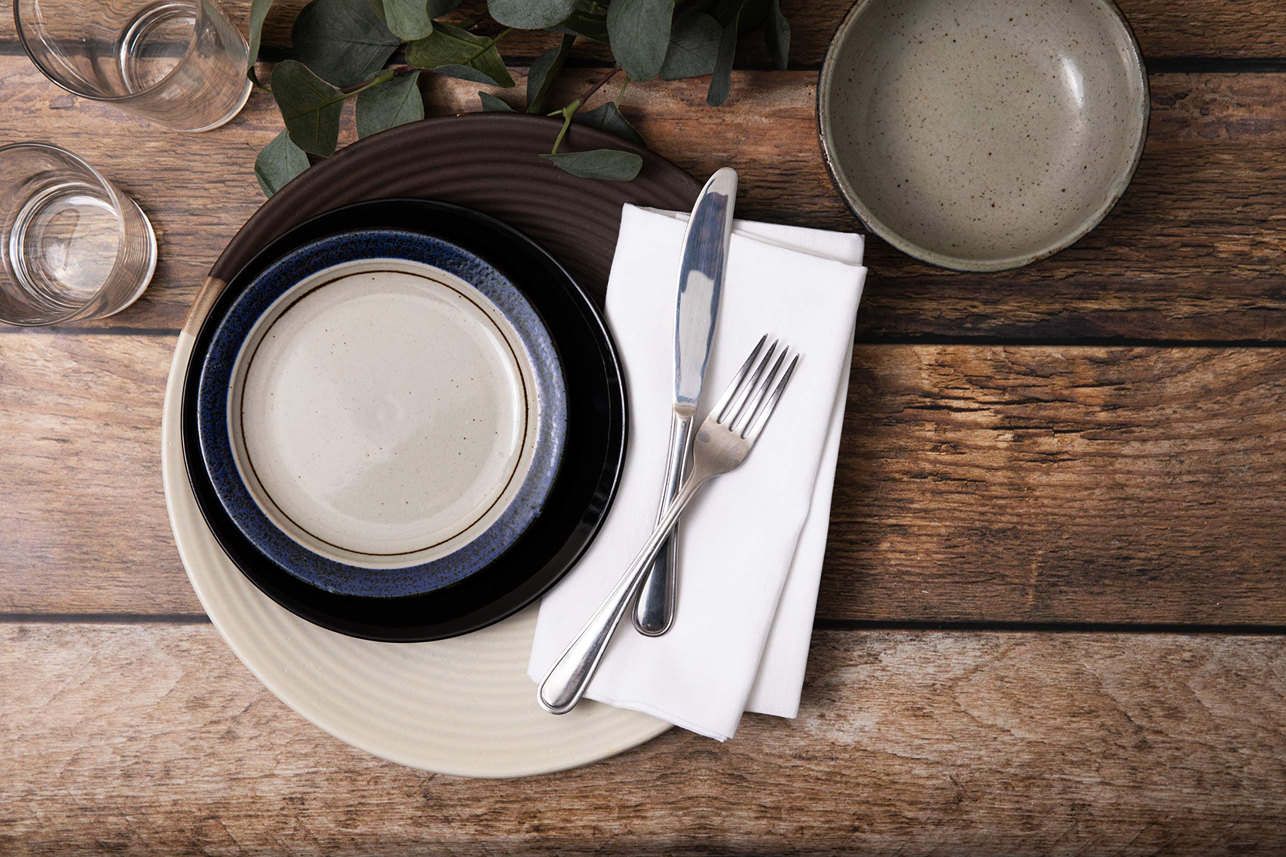 Organic Cotton Mart craft-friendly white tea towels for DIY projects.