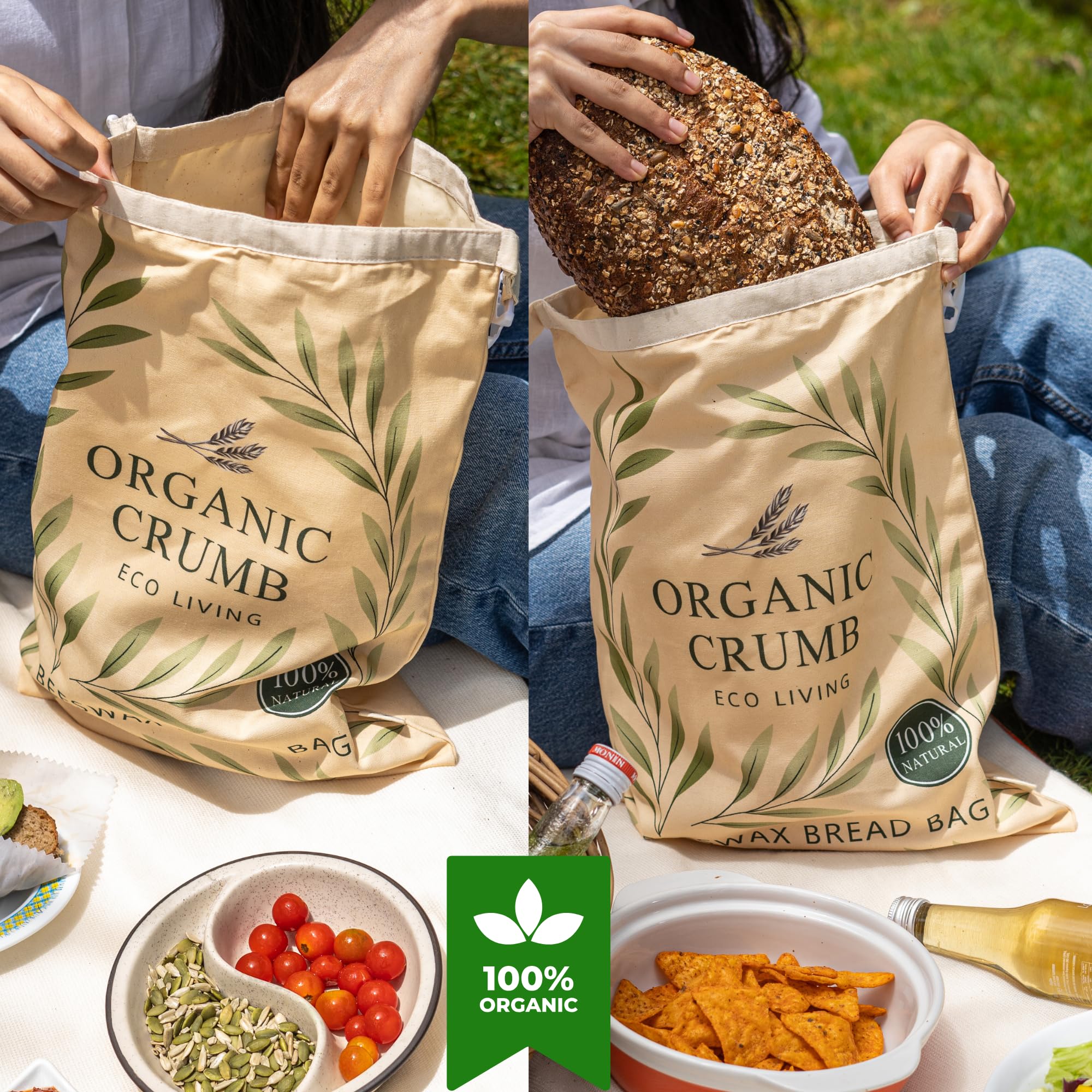 Organic Crumb eco-friendly kitchen accessory set reduces plastic waste.