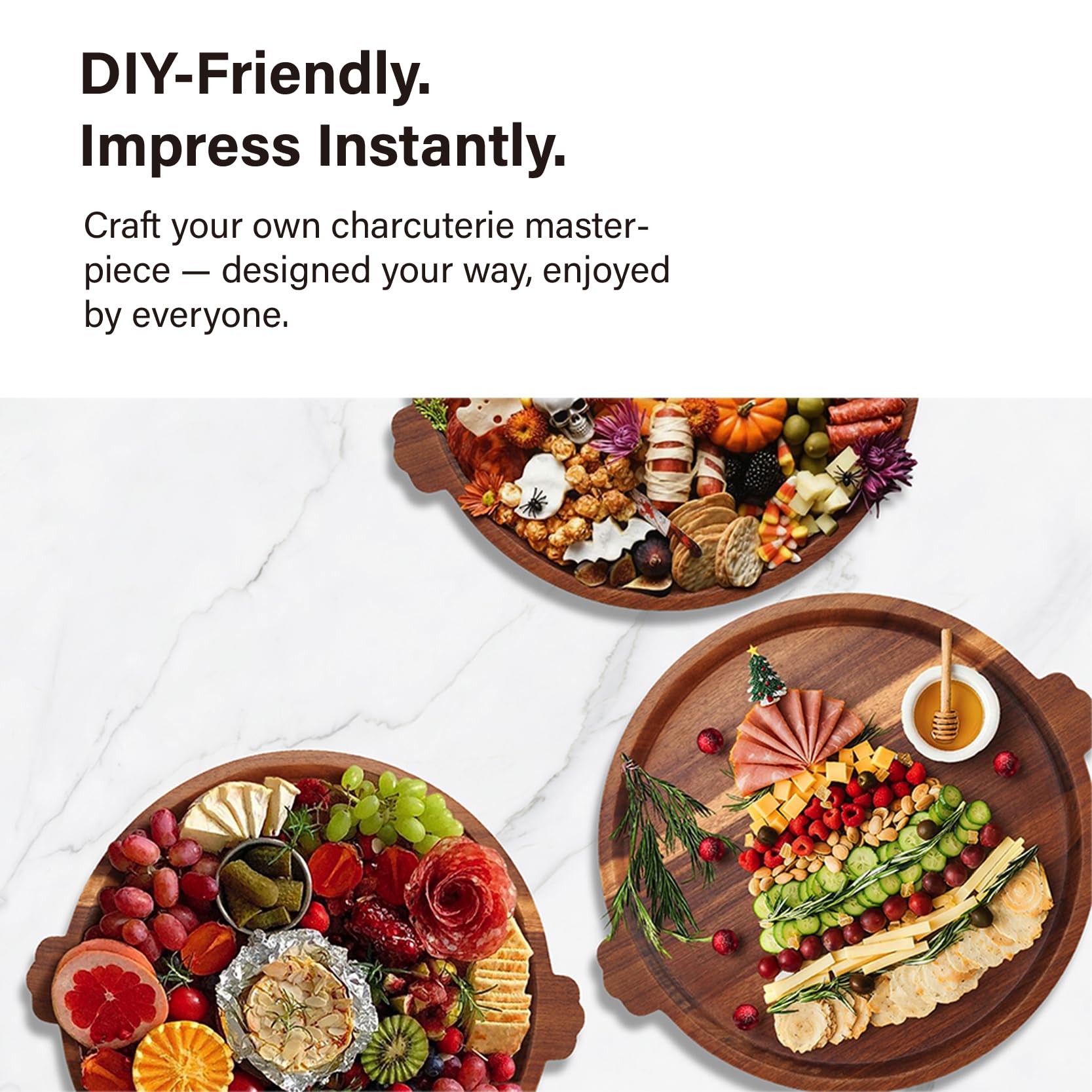 OrganicVilo ottoman coffee table tray perfect for living room hosting.