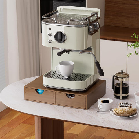ORGMASTER compact K Cup station complements any kitchen or coffee bar.