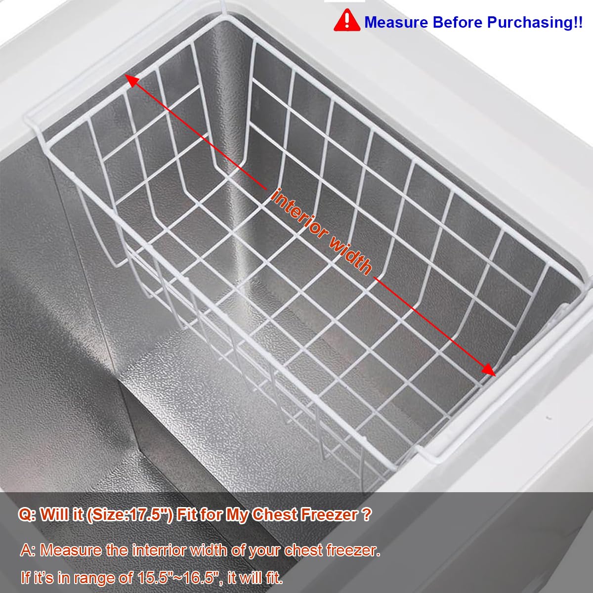 Orgneas clear view freezer bin in use for quick item access