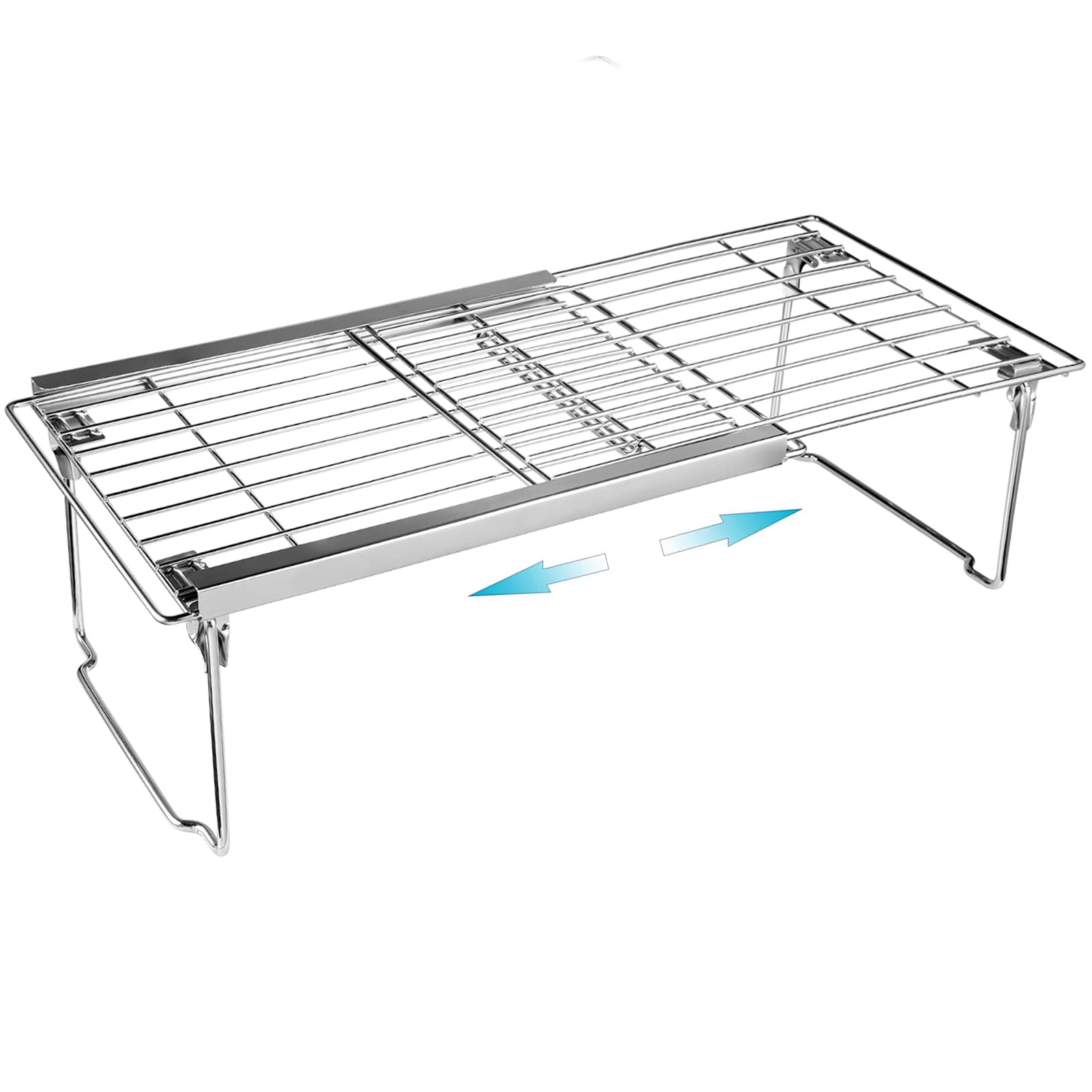 Orgneas expandable shelf length 15.8–22 inches; space-saving cabinet storage.