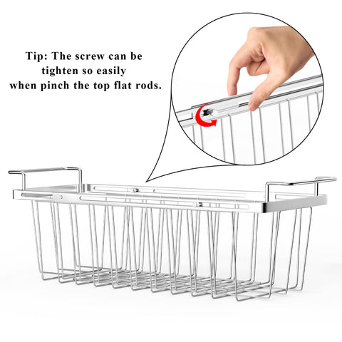 Orgneas Freezer Baskets expandable design fits different freezer sizes and layouts.
