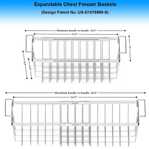 Orgneas Freezer Baskets used as over-sink rack adds versatile kitchen storage.