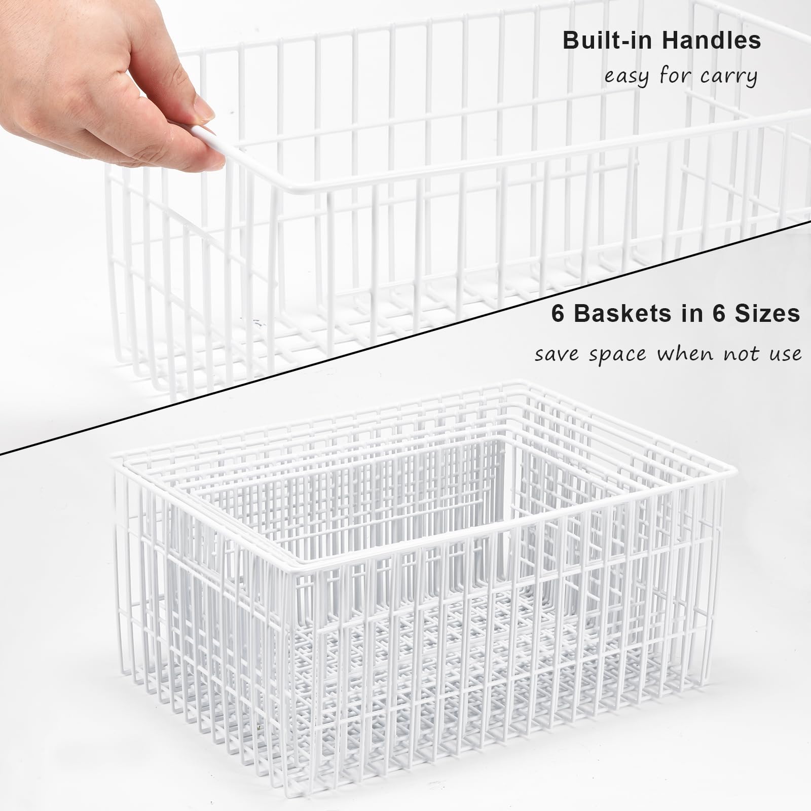 Orgneas Freezer Organizer Bins with cuboid shape maximize space efficiency.