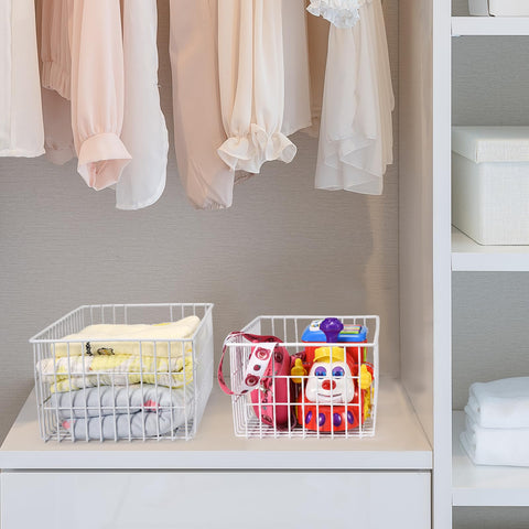 Orgneas Freezer Organizer Bins use durable powder coating to resist rust.