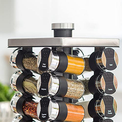 Orii clear lids on jars improve visibility and use