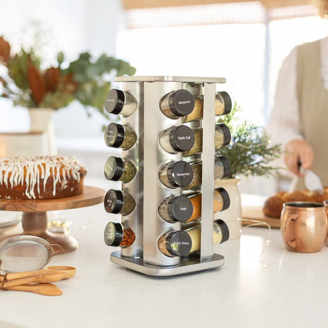 Orii countertop spice rack setup ready for everyday cooking.