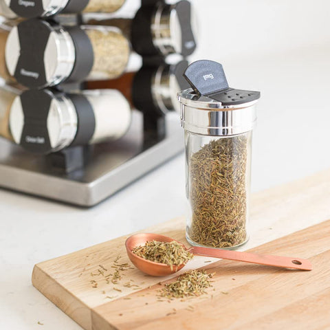 Orii stainless steel spice rack for durable kitchen storage