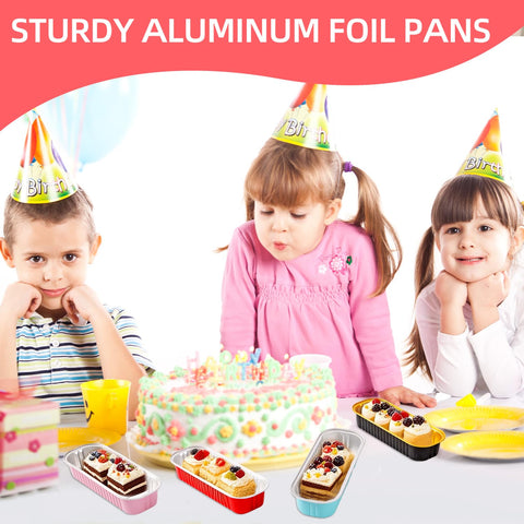 Orlashop durable aluminum pans keep shapes for 6.8-ounce mini loaves