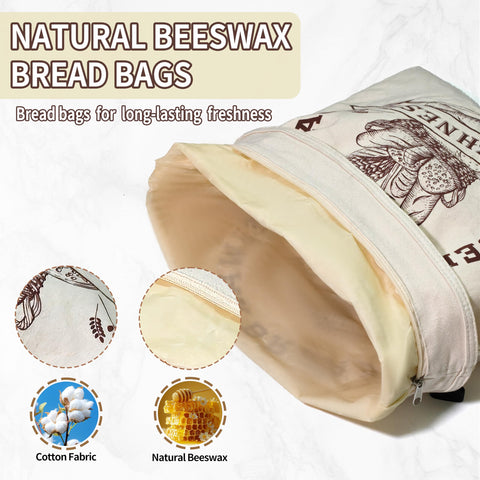 Orlithia sourdough storage bag helps maintain crumb texture.