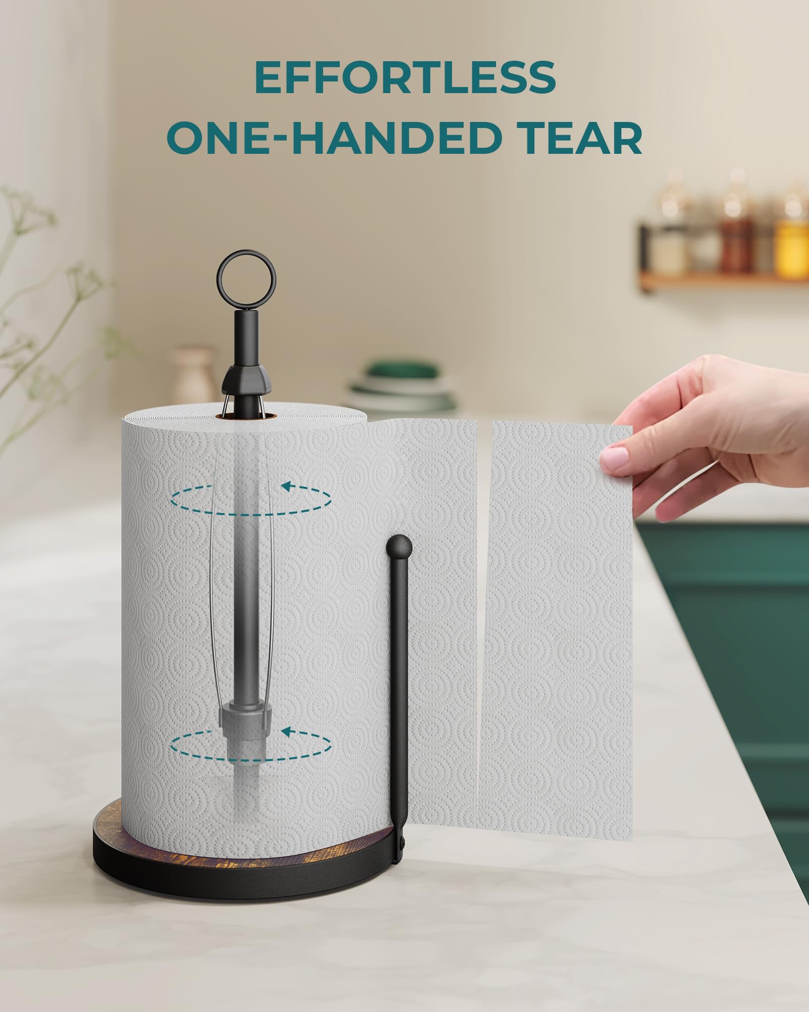OROPY Four suction cups provide stable, scratch-free countertop grip during use.