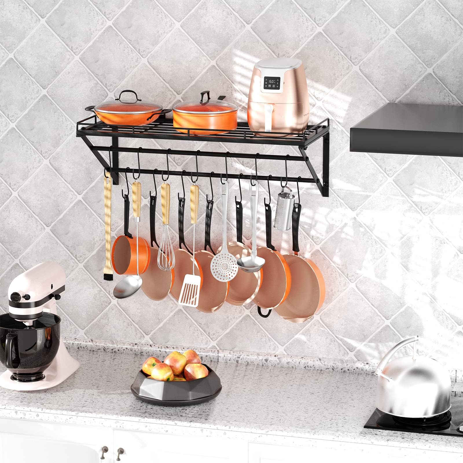 Space-saving design from OROPY minimizes clutter in small kitchens.