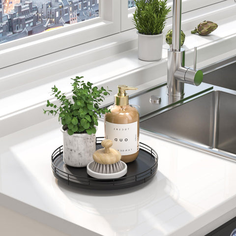 Oroyutor countertop organizer for napkins and condiments