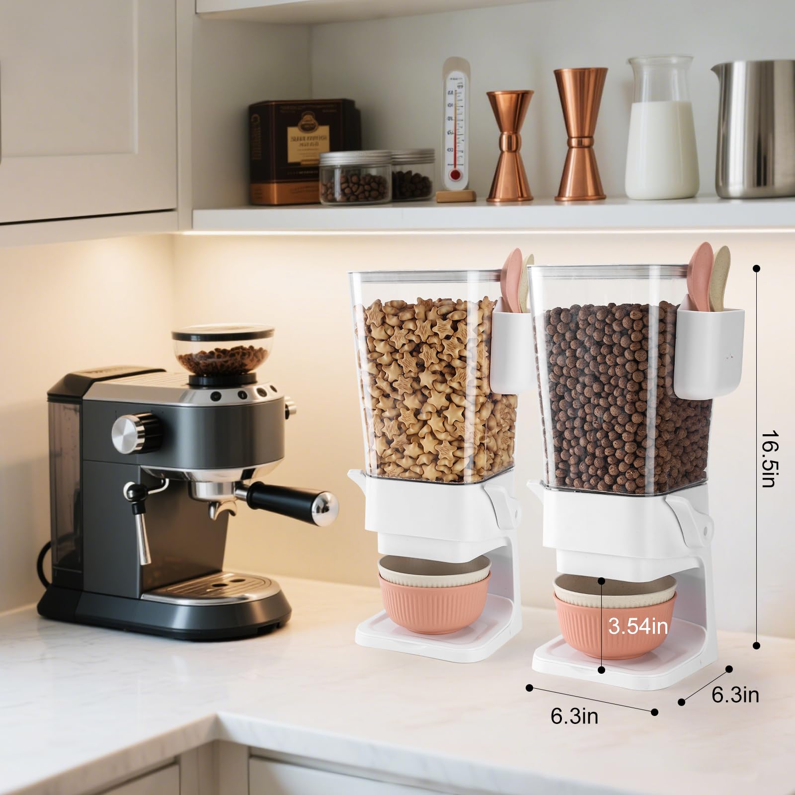 Osacoe complete set shows bowls, spoons and cutlery box for tidy mornings