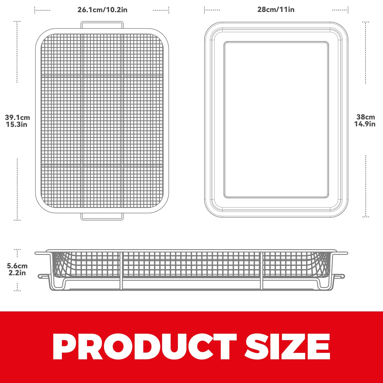 OSJ COOK oil-absorbing paper sheets reduce grease during cooking