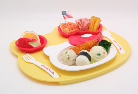 OSK Sanrio Hello Kitty spoon-fork-set with easy-to-grip utensils for little hands