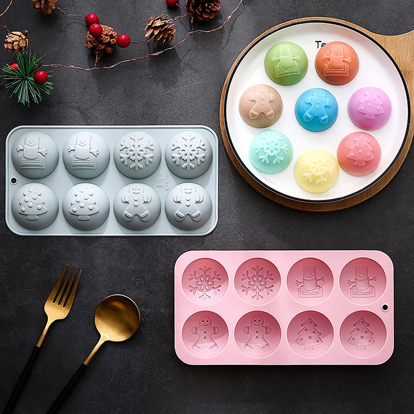 Oskrieel snowman mold for cute soaps and treats