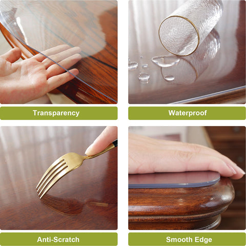 OstepDecor heat-resistant table cover guards tabletops up to 176°F