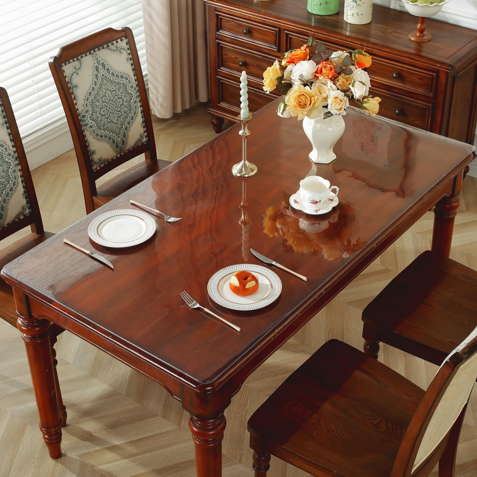 OstepDecor heavy-duty 2mm protector preserves surfaces while meals stay spill-resistant
