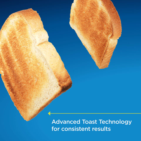 Oster toaster control panel shows seven shade settings for precise browning.