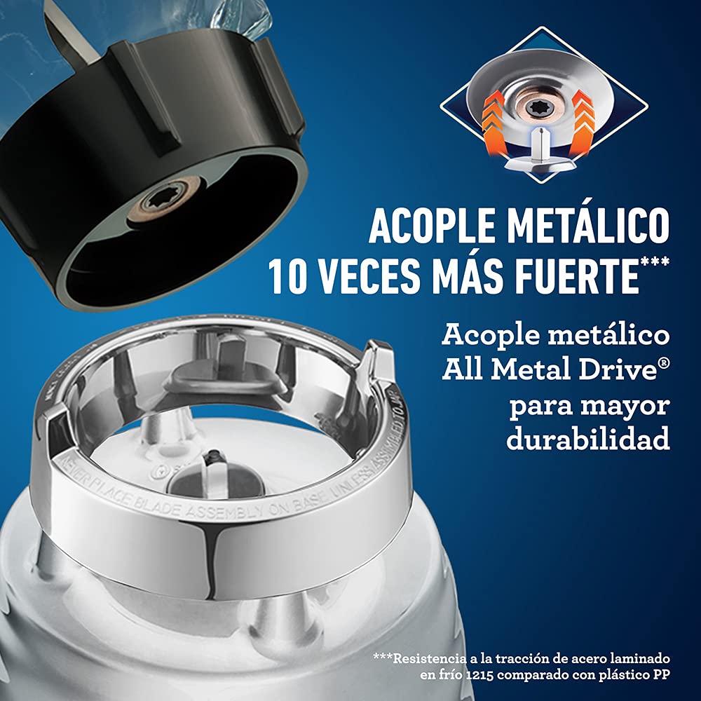 All-metal drive system highlighted for greater durability in daily use.