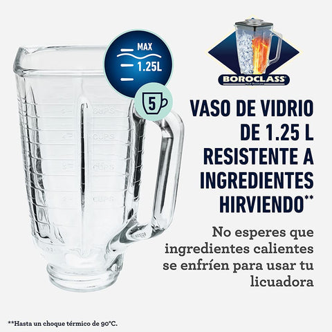 Stainless steel blades blend ingredients with precision for smoothies and sauces.