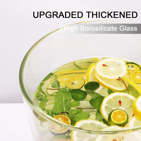 OSXDOL borosilicate glass withstands temperature changes for versatile serving.