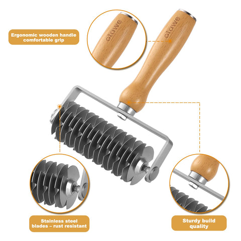 Otawe puff pastry decoration tool helps professional-looking pastries