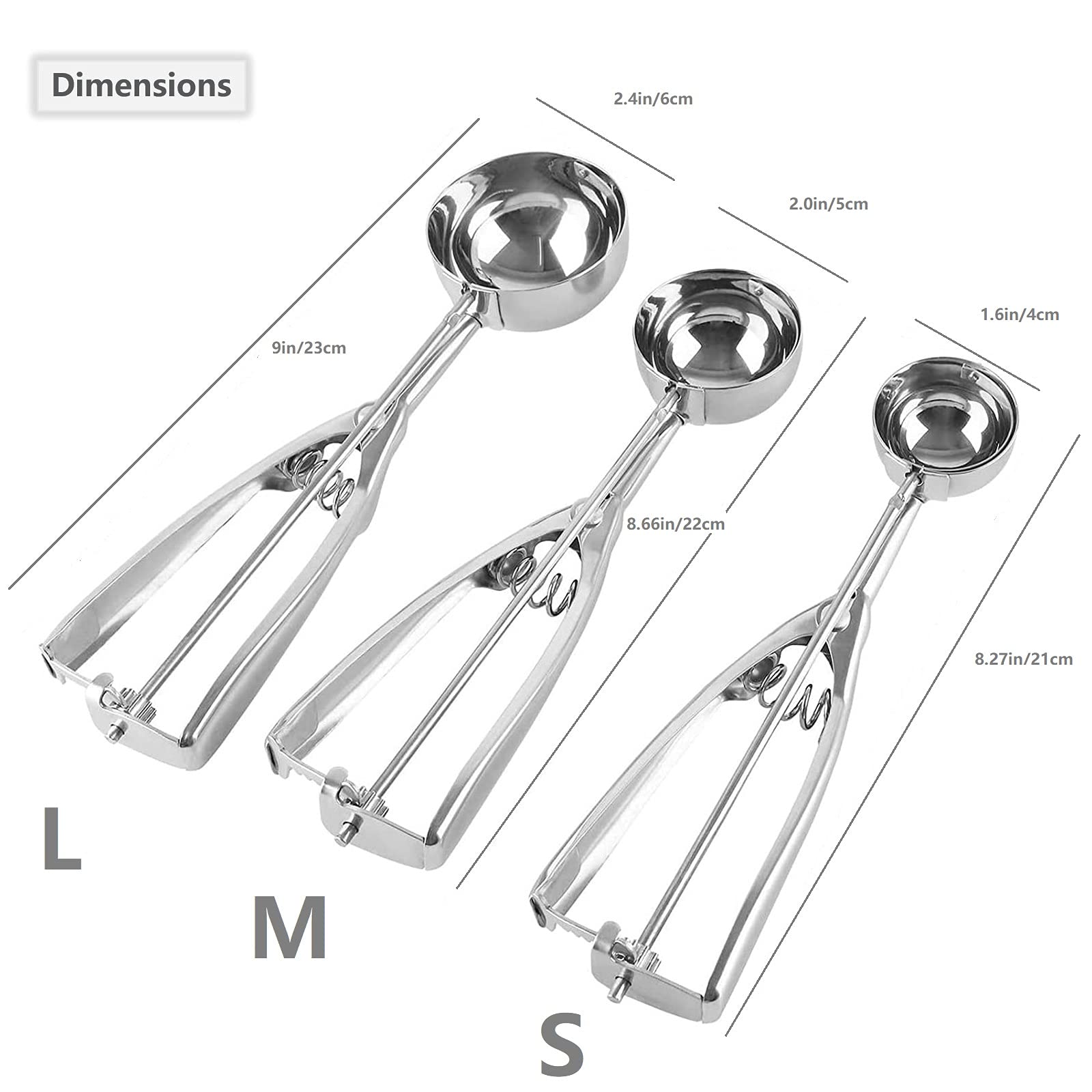 OTEHETOT trigger-release scoop demonstrating easy dessert release