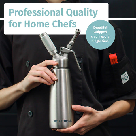 Otis Classic 304 stainless steel resists reactions to preserve natural flavors.