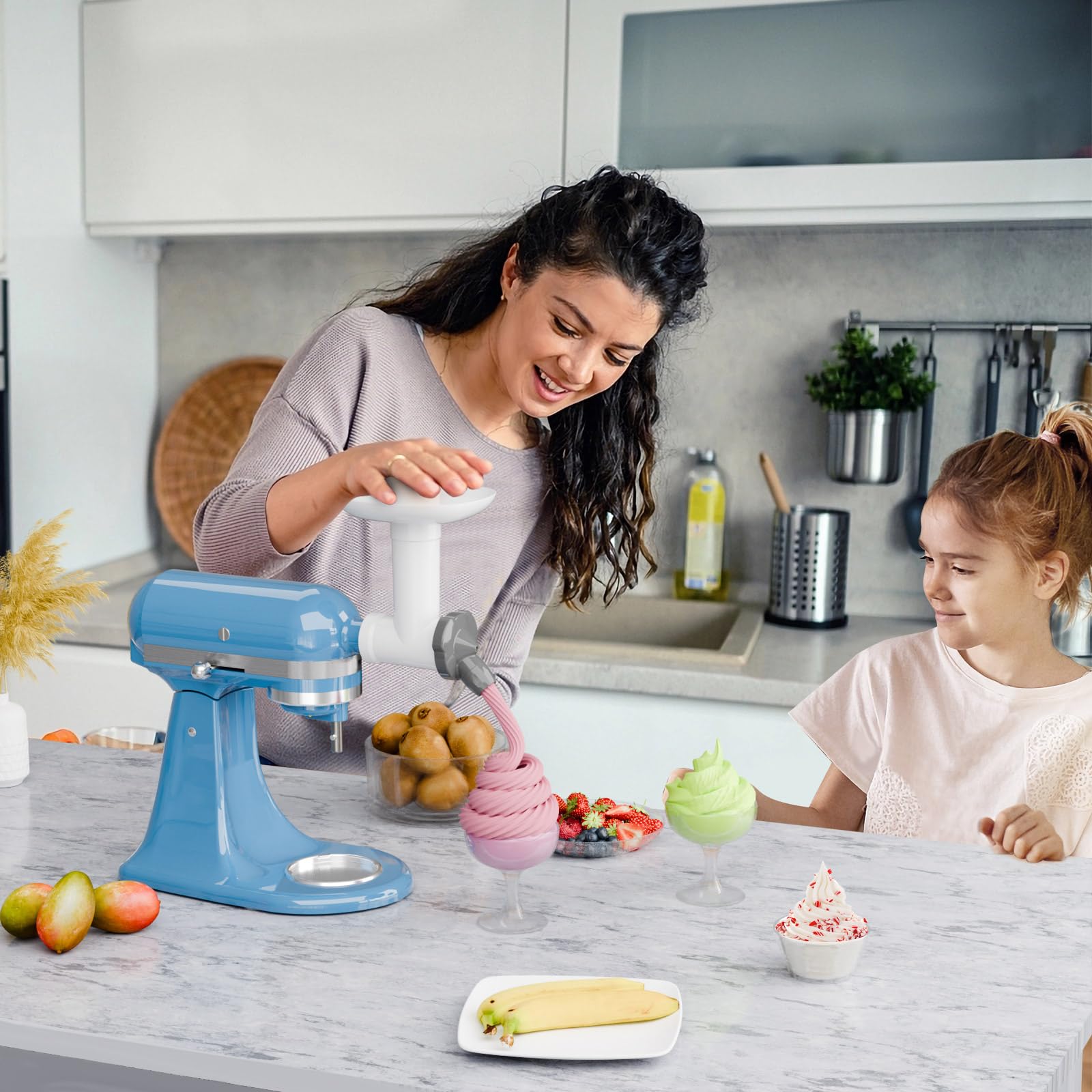 Dishwasher-safe design for easy cleaning after dessert prep