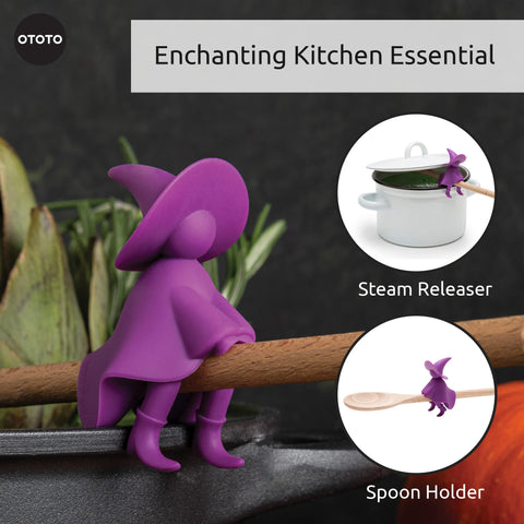 OTOTO Agatha kitchen utensil rest helps keep counters clean and organized.
