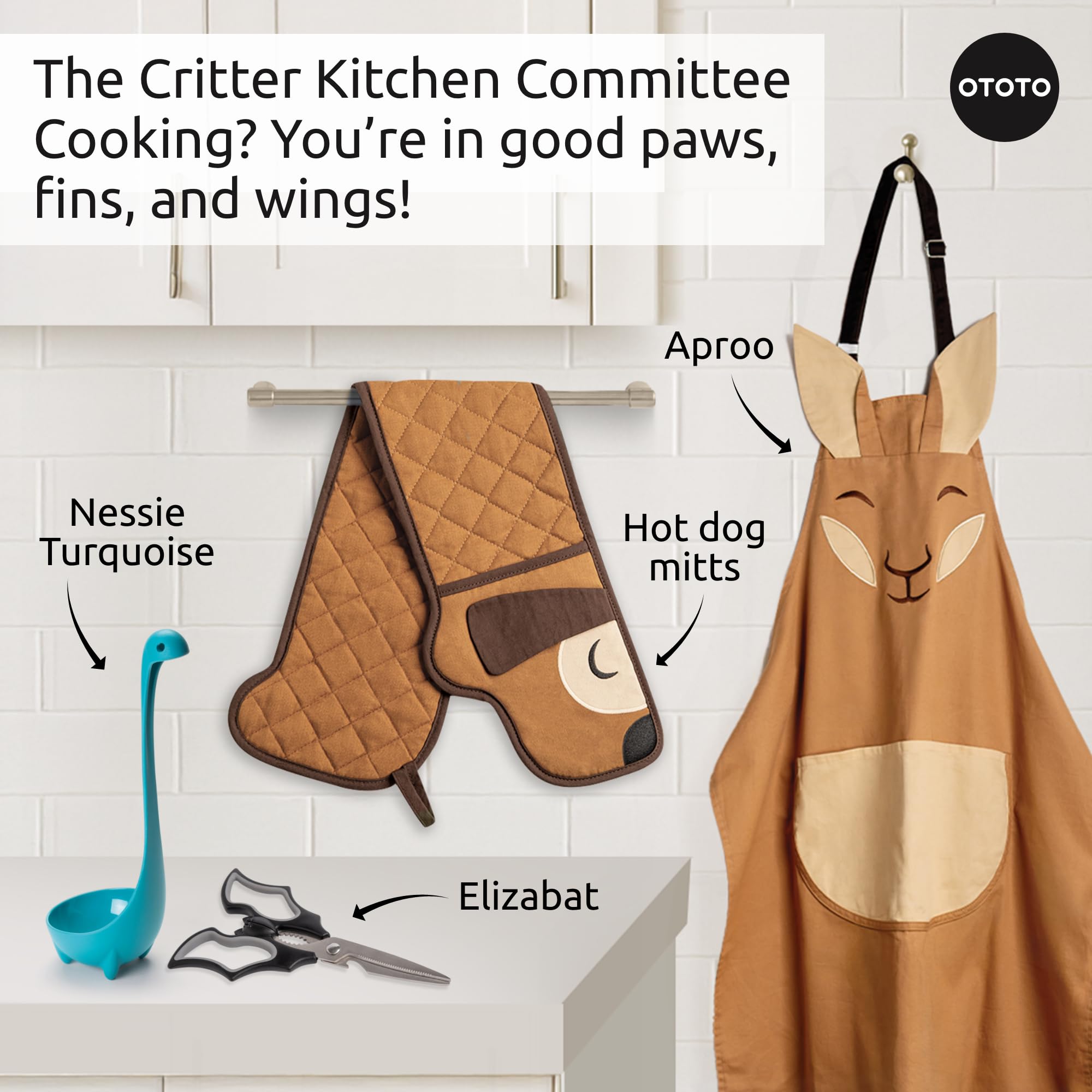 OTOTO Aproo apron displayed as a fun gift for cooking lovers