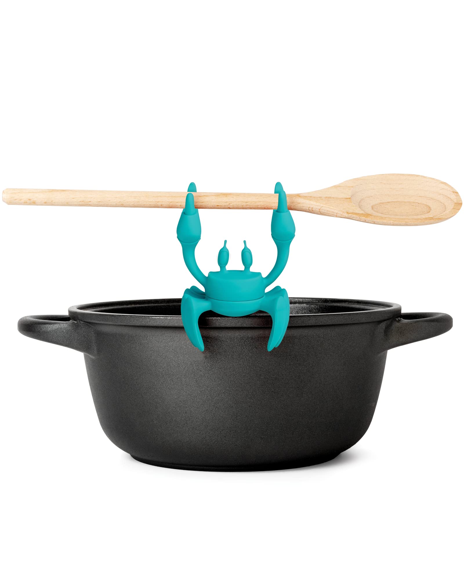 OTOTO Aqua the Crab utensil rest on stove top keeps tools organized and clean