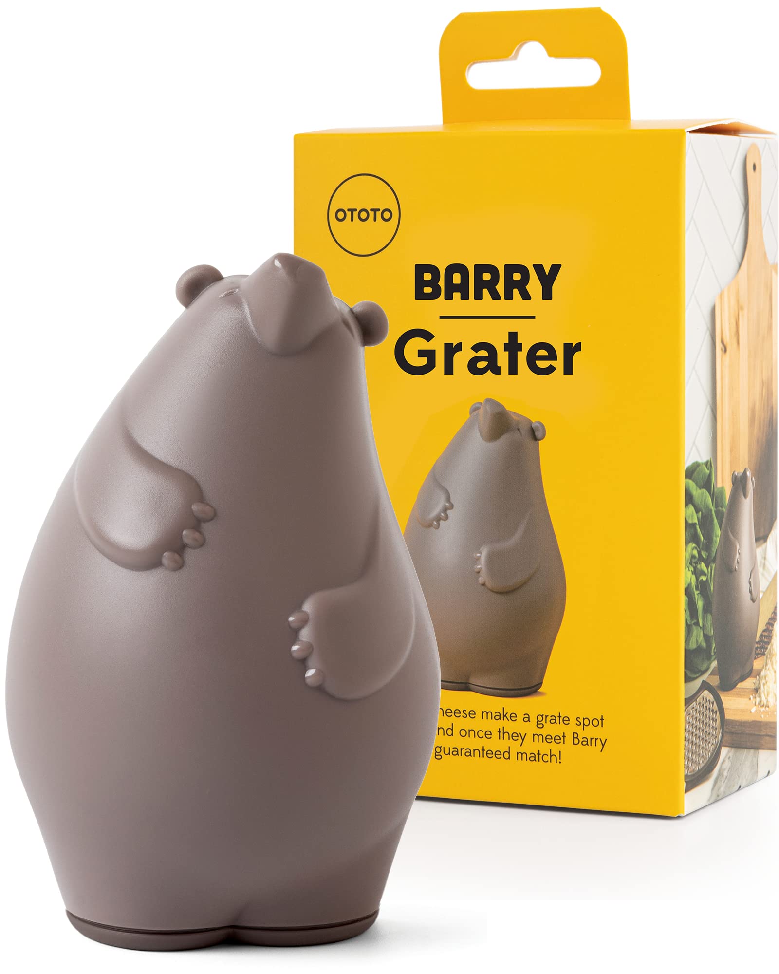 OTOTO Barry bear cheese grater; shredding cheese with playful charm for tasty meals.