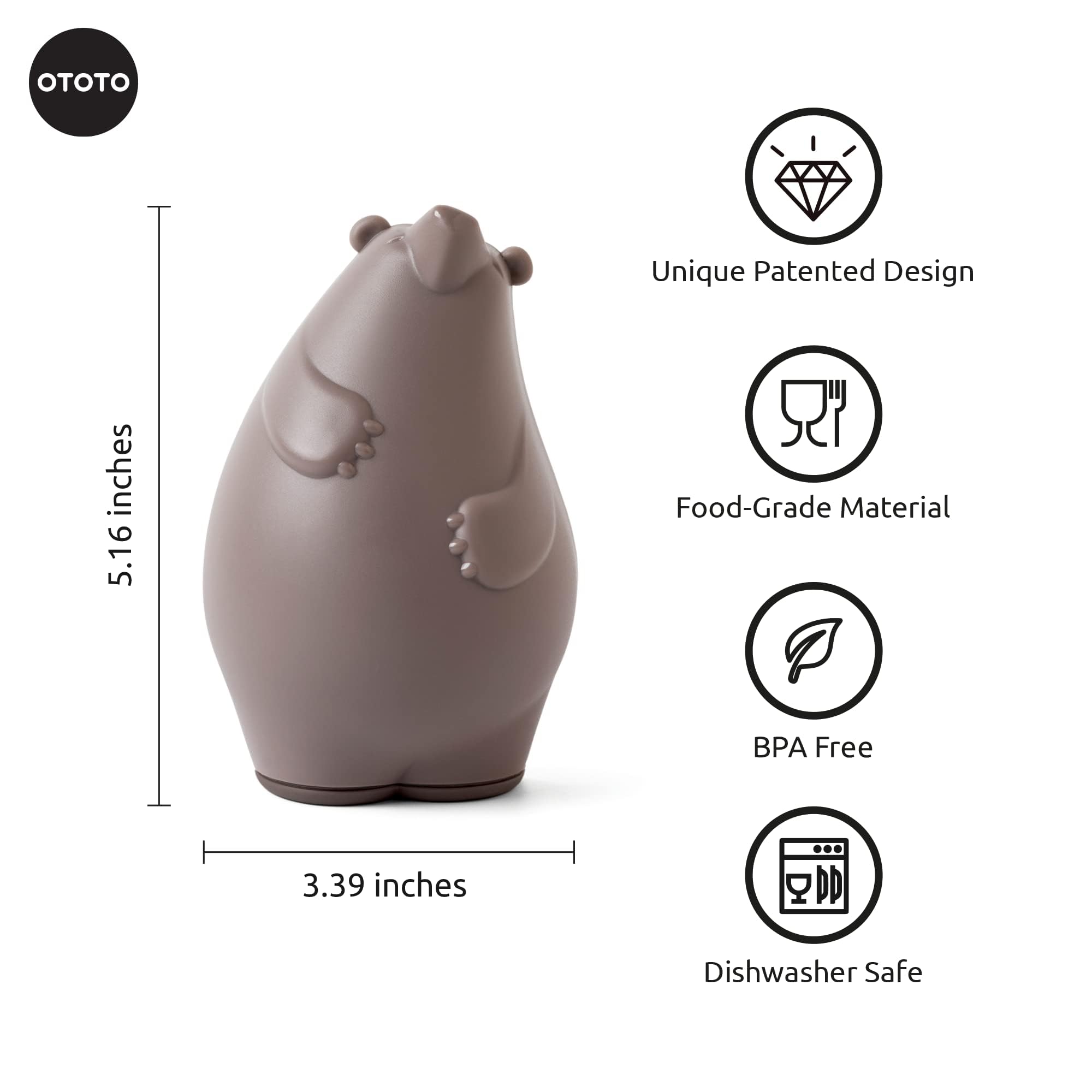 OTOTO Barry stainless steel grater detail shows rust-resistant surface ready for daily use.