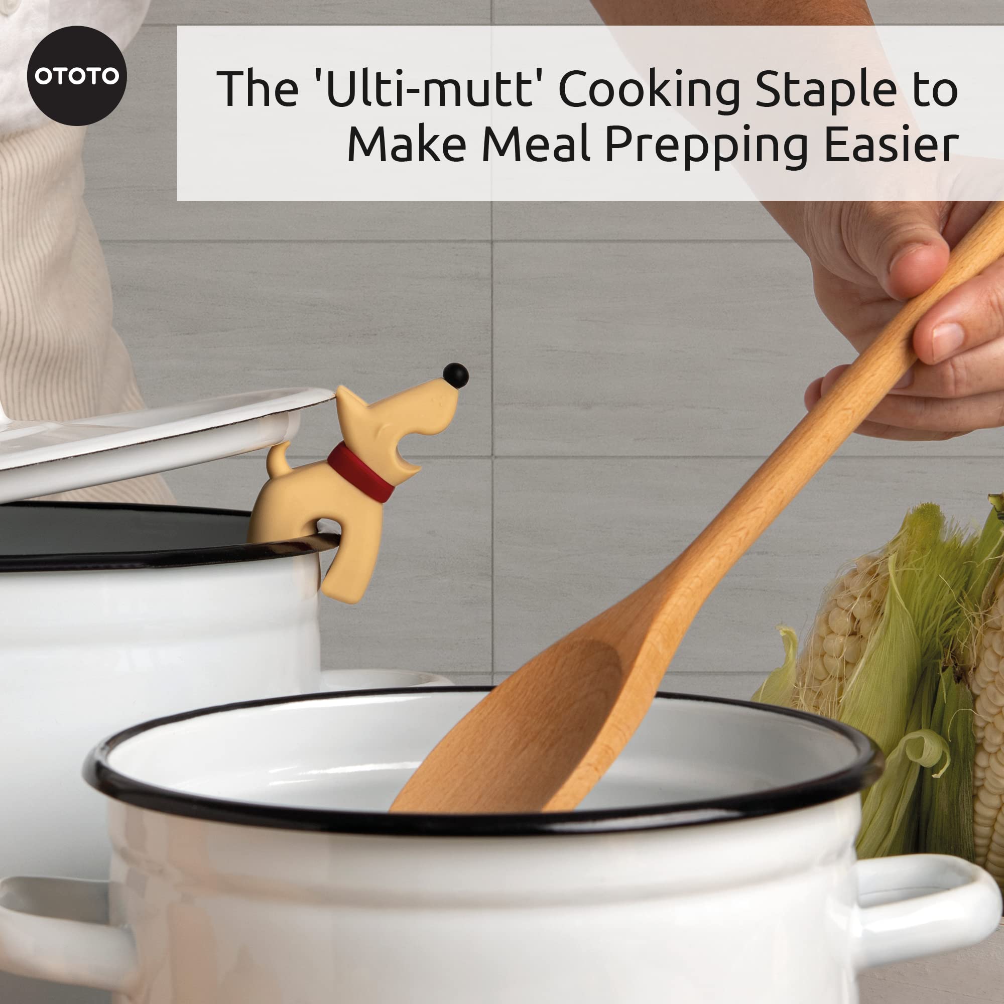 OTOTO Buddy Spoon Rest is dishwasher-safe for easy cleanup.