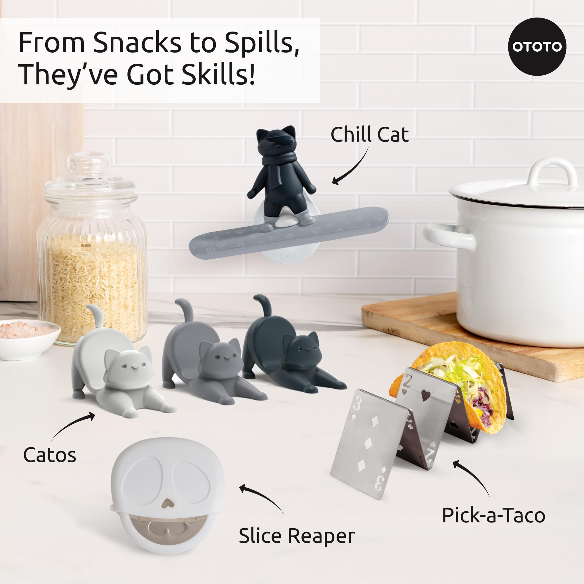 OTOTO Catos durable, food-safe materials ensure easy cleaning after meals