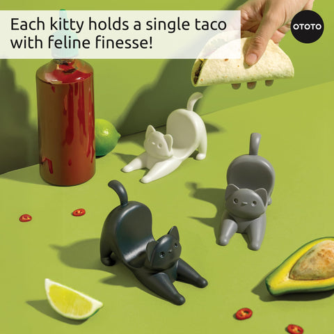 OTOTO Catos taco-tray-display adding whimsy while keeping guests organized