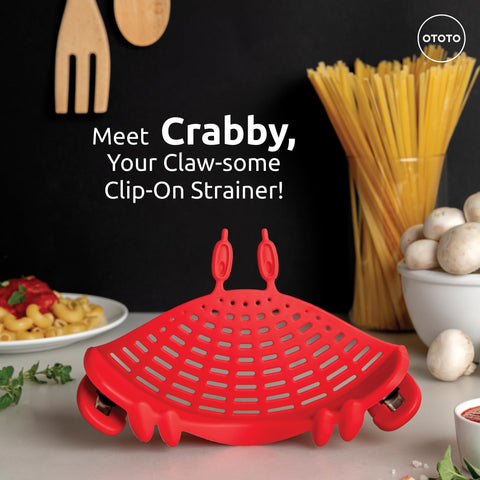 OTOTO Crabby fits most pots during quick pasta nights