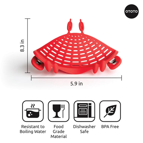 OTOTO Crabby folds flat for compact storage after use