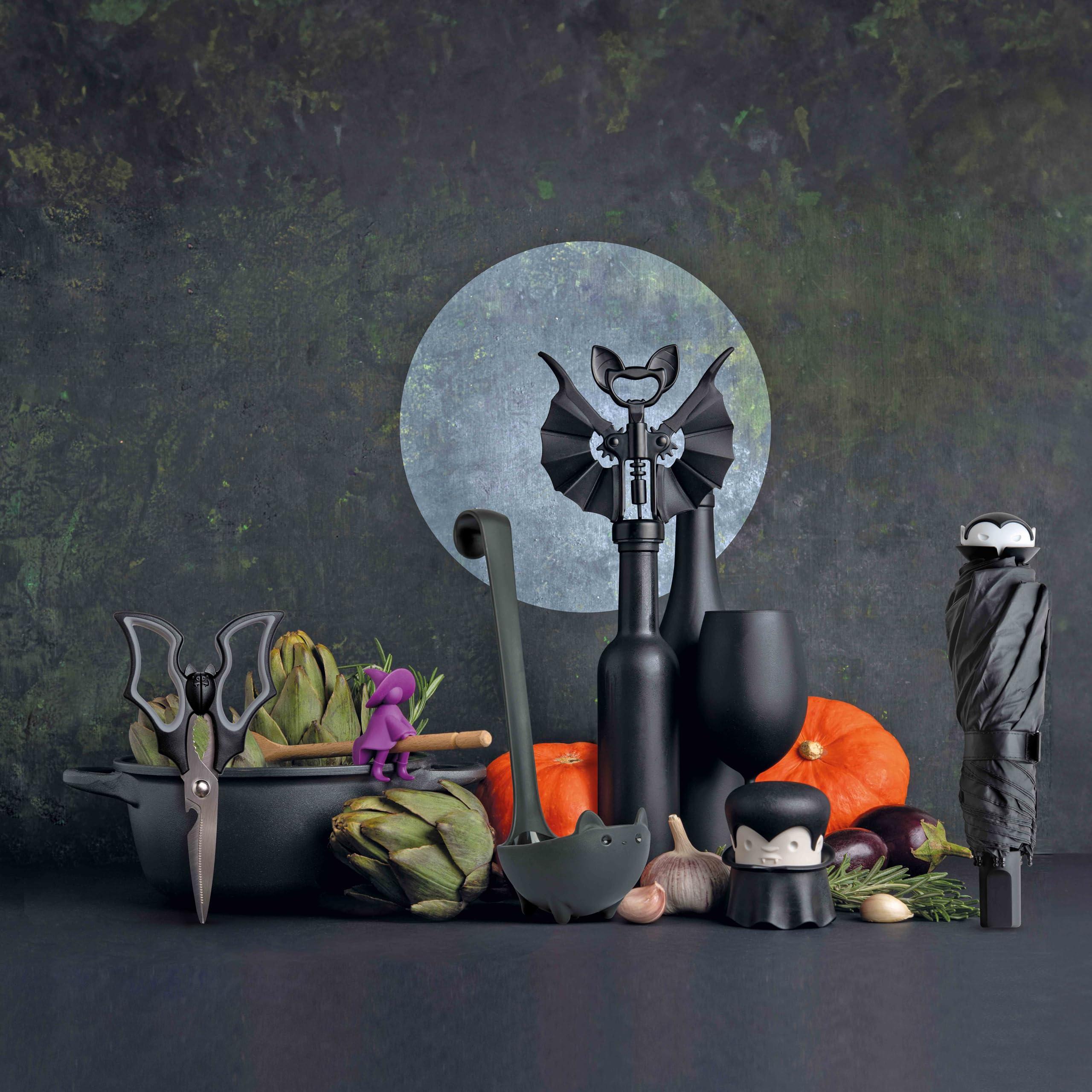 OTOTO Elizabat gothic-kitchen-gadget adds whimsy to daily prep.