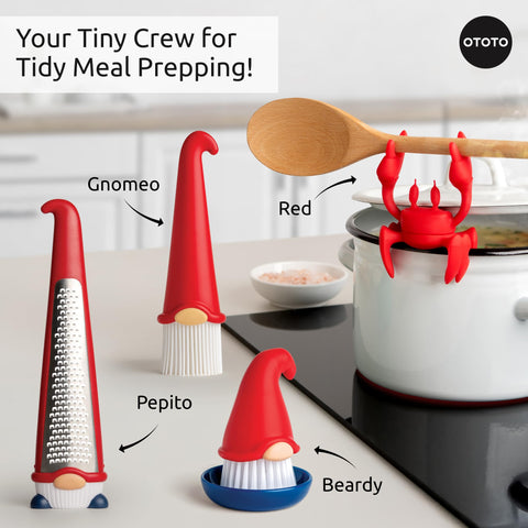 OTOTO Gnomeo ready for baking, grilling, and glaze work.